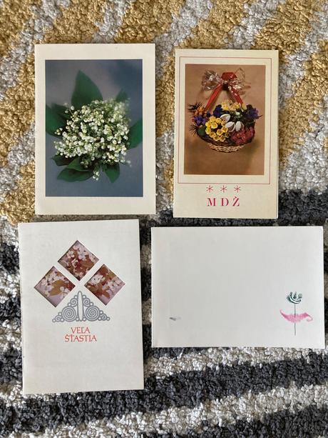 Retro pohľadnice otváracie 80te roky,