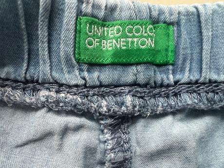 Šortky z jemnej rifloviny, benetton,86