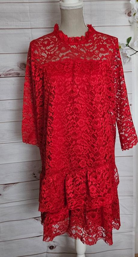 Pekné červené šaty sinsay, sinsay,l