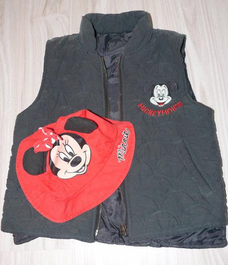 Zateplená vesta mickey mouse 5-8 r., disney,128