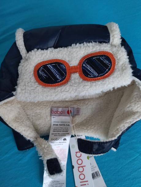 Zimná teplá kožušinková čiapka boboli nová s okuli, bobo,50