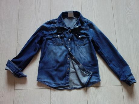 Mäkkučká riflová košela h&m, h&m,116