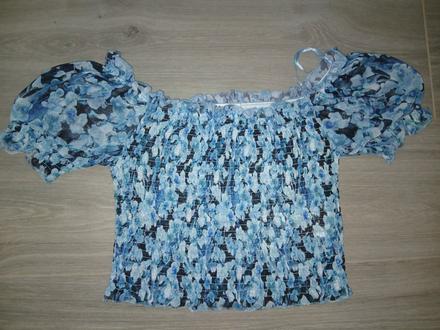 Crop top kvetinovy, amisu,158