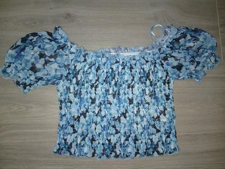 Crop top kvetinovy, amisu,158