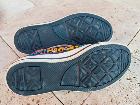 Farebné plátené tenisky, converse,38