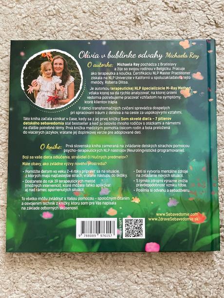 Kniha olívia v bublinke odvahy - michaela ray,