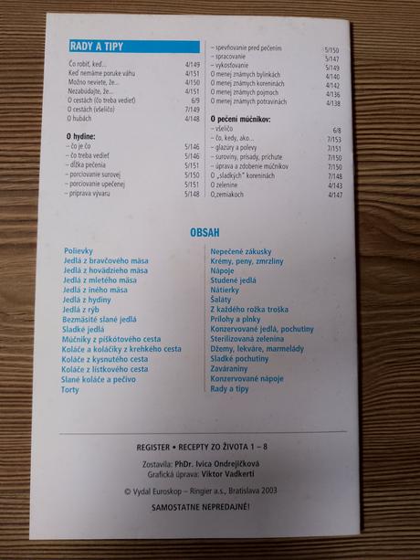 Recepty zo života 5 - jedlá a pochúťky z hydiny, 