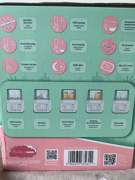 Ohrievačka mlieka 5 in 1, 