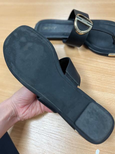 Kožené šľapky dkny, dkny,40