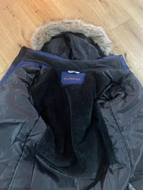 Pánska zimná bunda s kožušinou, l