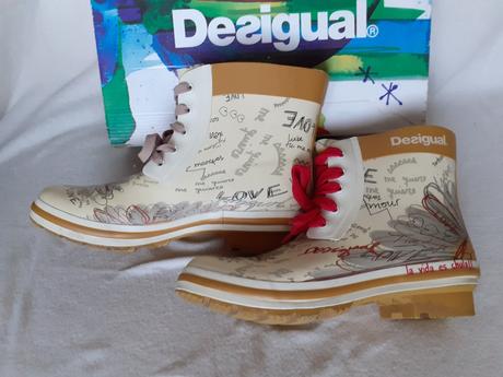 Dámske nízke farebné gumáky desigual č.41/č.42, desigual,41