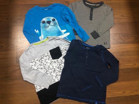 Balík tričiek 110/116 - 7 ks, 104–116