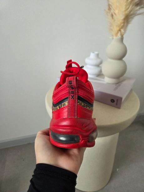 Nike airmax 97 leopard pack university red 39,5-40, nike,40