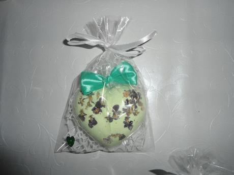 Šumivky do kúpeľa xl srdiečko v darčekovom balíčku,