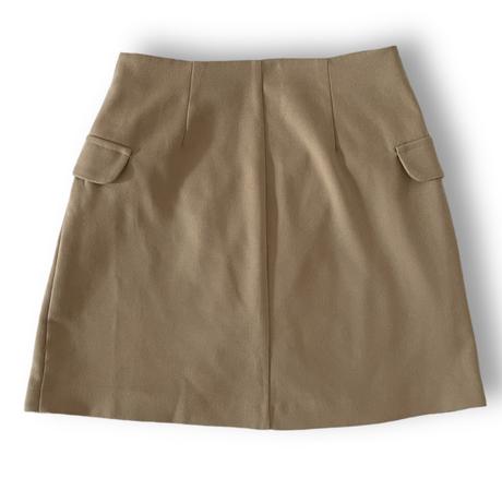 Pull & bear béžová mini zavinovacia sukňa xs (34), pull&bear,xs