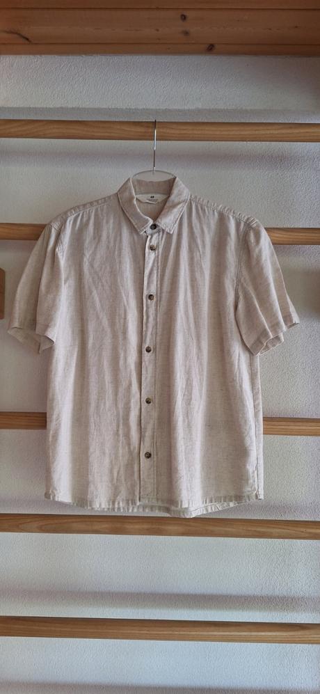 Ľanová košeľa, h&m,152