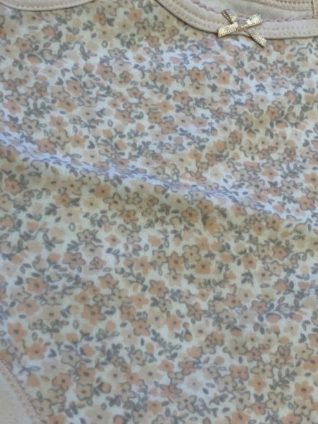 Dievčenské tielkové body kvetované nutmeg (62), nutmeg,62