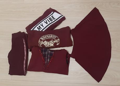 Bordovy dievcensky mix od vel.152-168, 158–170