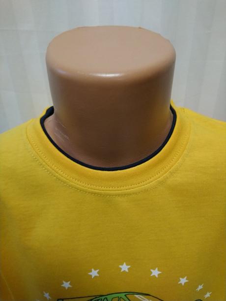 Žlté tričko auto, era fashion, 134 cm, 134