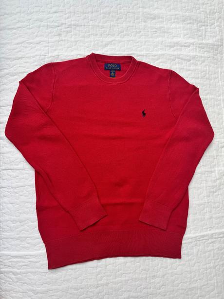 Pulover polo ralph lauren, cerveny, 160, ralph lauren,158