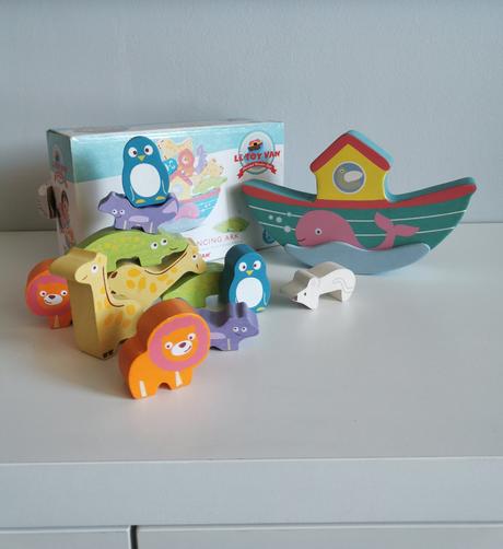 Balančná skladačka noemova archa zn. le toy van, 