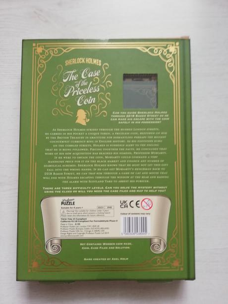 Sherlock holmes puzzle, 