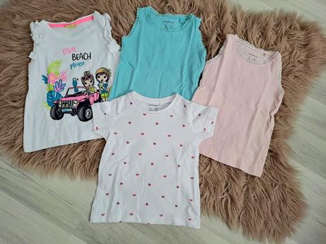 4ks dievčenské tričká 92, 92