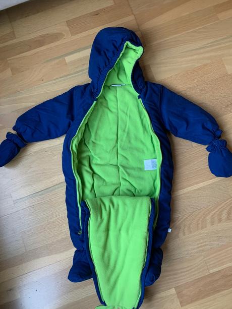 Zimný overal 2x oblečený, 68