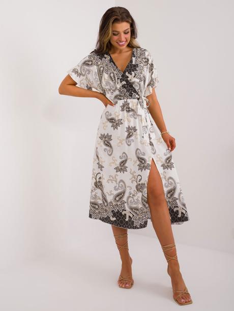 Letné čierno biele šaty riana,