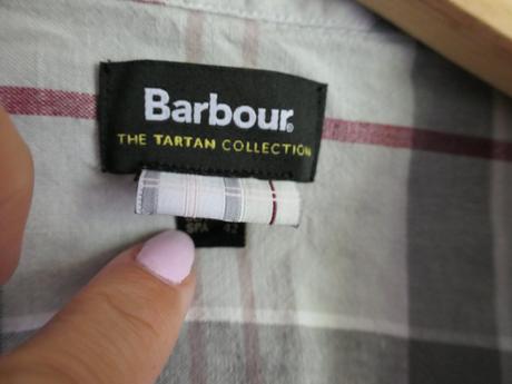Barbour tartan bavlna,lan luxusne pohodlne, krasne, m