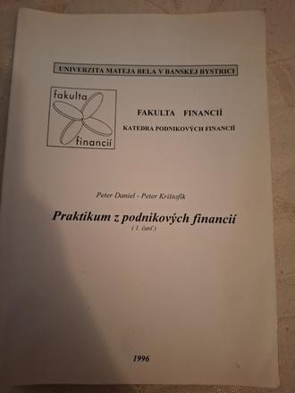 Praktikum z podnikových financií,