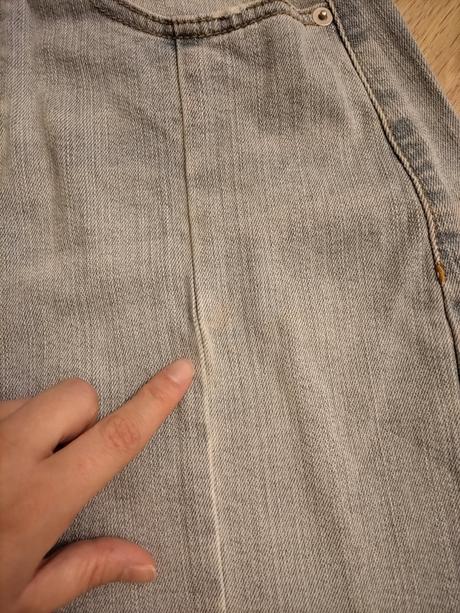 Riflová sukňa xs/s, s