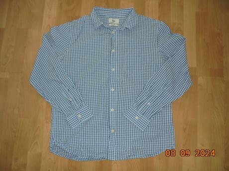 Bledomodrá košeľa, c&a,l