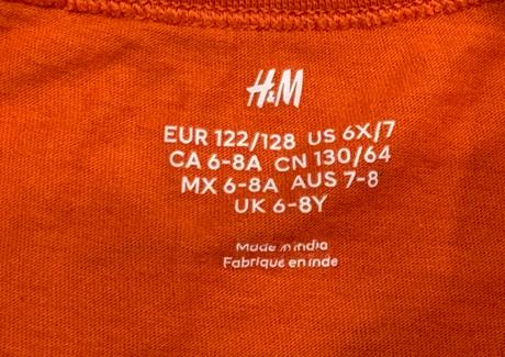 Dopravné tričko veľ. 122/128, h&m,128