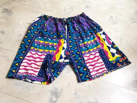 Bavlnené tričkové etno kraťasy, l