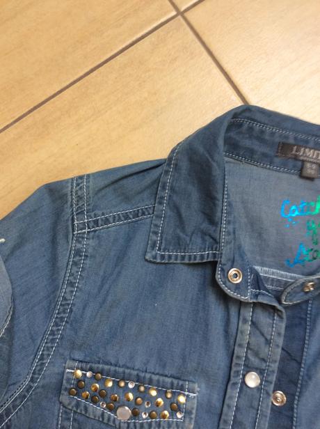 Riflová košeľa, marks & spencer,134