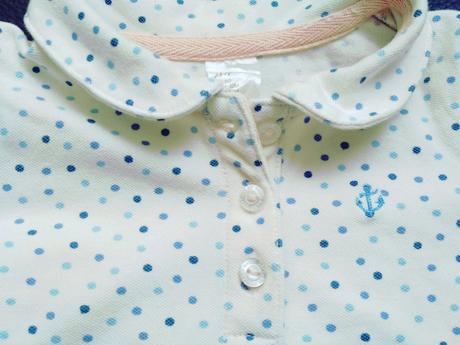 Tričko guličkové pre malú slečnu, h&m,80