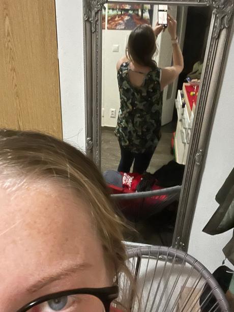 Farebná ľahká blúzka/top, m