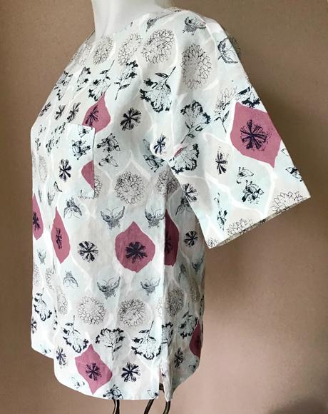 Ľanovy top white stuff /86a, 36 / s