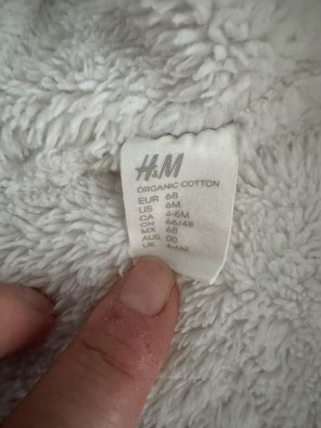 Hm overal macko + ciapocka, h&m,68