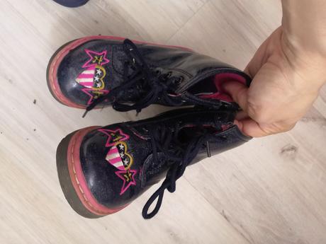 Cizmy 27 lakovane krasne topanky, 27