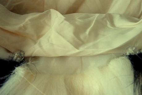 Dlhá maslovo biela vetrovka, v. xl/xxl, xl