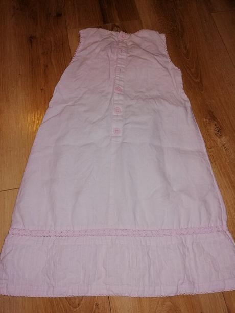 Ružové šaty, h&m,110