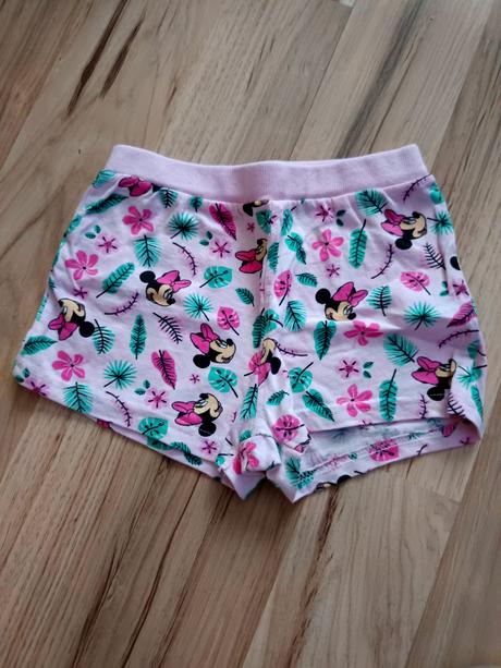 Kraťasy šortky tweety minnie, disney,98