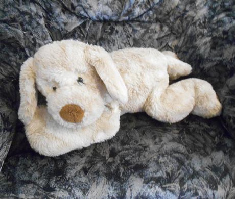 Plyšový ležiaci pes ty 53 cm,