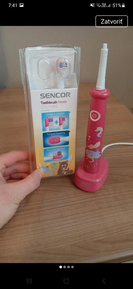 Detská električka kefka, 