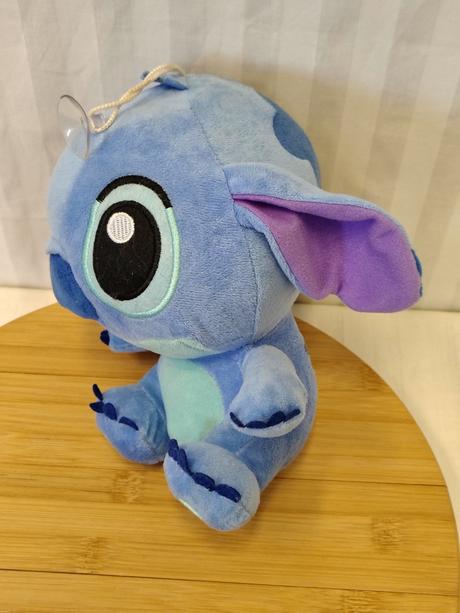 Plyšový stitch s prísavkou z lilo a stitch, 22 cm,