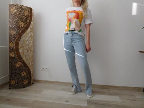 Zara tričko overisze-s,m,l,xl, bavlnené,, s