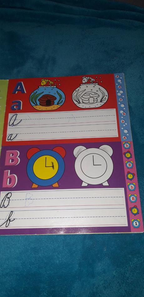 Zošit na precvičovanie pismen,