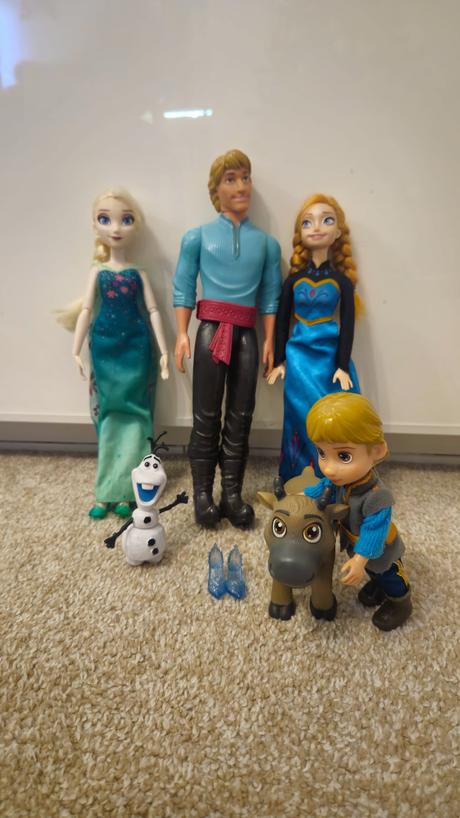 Barbie elsa, anna a rapunzel, 